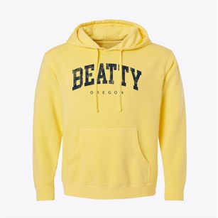Beatty Oregon Urban Vibe Pigment-Dyed Hoodie