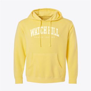 Watch Hill Rhode Island Urban Vibe Pigment-Dyed Hoodie