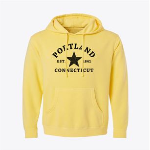 Portland Connecticut Star Pigment-Dyed Hoodie