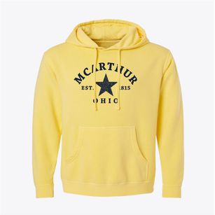 Mcarthur Ohio Star Pigment-Dyed Hoodie