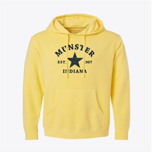 Munster Indiana Star Pigment-Dyed Hoodie