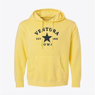 Ventura Iowa Star Pigment-Dyed Hoodie