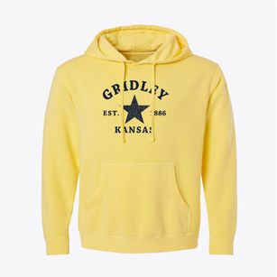 Gridley Kansas Star Pigment-Dyed Hoodie