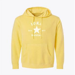 Iuka Kansas Star Pigment-Dyed Hoodie