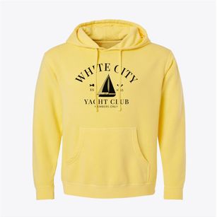 White City Florida Yacht Club Pigment-Dyed Hoodie