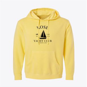 Rose New York Yacht Club Pigment-Dyed Hoodie