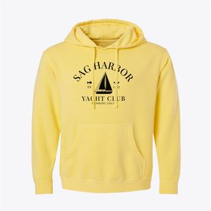 Sag Harbor New York Yacht Club Pigment-Dyed Hoodie