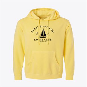Mount Blanchard Ohio Yacht Club Pigment-Dyed Hoodie