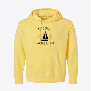 Edna Kansas Yacht Club Pigment-Dyed Hoodie