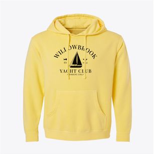 Willowbrook Kansas Yacht Club Pigment-Dyed Hoodie
