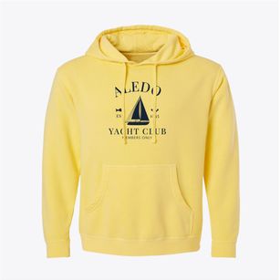 Aledo Texas Yacht Club Pigment-Dyed Hoodie