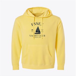 Essex Massachusetts Yacht Club Pigment-Dyed Hoodie
