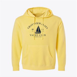 Grandview Plaza Kansas Yacht Club Pigment-Dyed Hoodie
