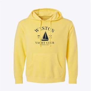 Weston Maine Yacht Club Pigment-Dyed Hoodie