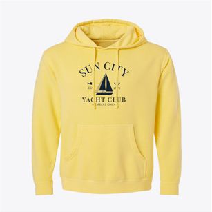 Sun City Kansas Yacht Club Pigment-Dyed Hoodie