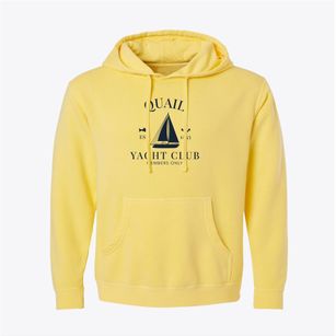 Quail Texas Yacht Club Pigment-Dyed Hoodie
