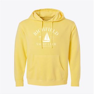 Richfield Idaho Yacht Club Pigment-Dyed Hoodie