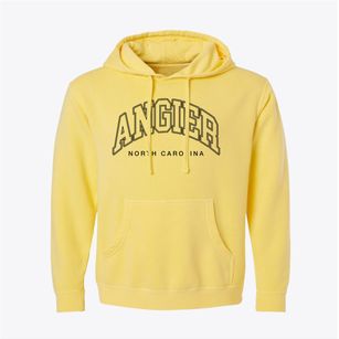 Angier North Carolina Inline Pigment-Dyed Hoodie