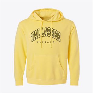 Tallassee Alabama Inline Pigment-Dyed Hoodie