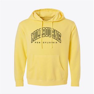 Millbourne Pennsylvania Inline Pigment-Dyed Hoodie