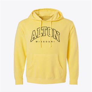 Alton Missouri Inline Pigment-Dyed Hoodie
