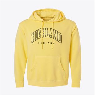 Highland Indiana Inline Pigment-Dyed Hoodie