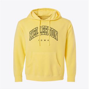 Kellerton Iowa Inline Pigment-Dyed Hoodie