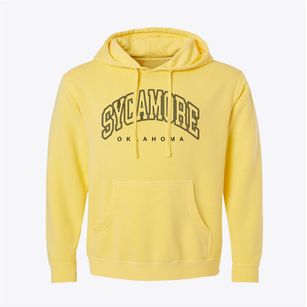 Sycamore Oklahoma Inline Pigment-Dyed Hoodie