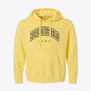 Beaconsfield Iowa Inline Pigment-Dyed Hoodie
