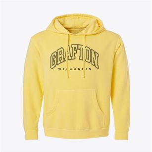 Grafton Wisconsin Inline Pigment-Dyed Hoodie