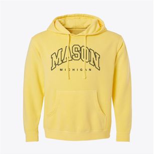 Mason Michigan Inline Pigment-Dyed Hoodie