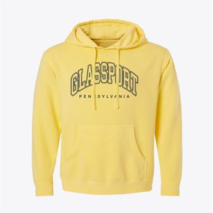 Glassport Pennsylvania Inline Pigment-Dyed Hoodie