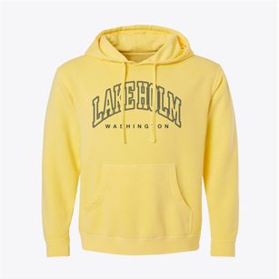 Lake Holm Washington Inline Pigment-Dyed Hoodie