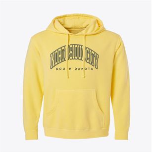 North Sioux City South Dakota Inline Pigment-Dyed Hoodie
