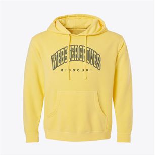 Webster Groves Missouri Inline Pigment-Dyed Hoodie