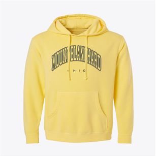 Mount Blanchard Ohio Inline Pigment-Dyed Hoodie