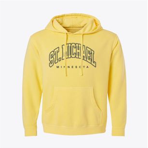 St. Michael Minnesota Inline Pigment-Dyed Hoodie