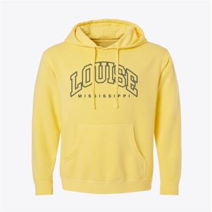 Louise Mississippi Inline Pigment-Dyed Hoodie