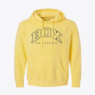 Box Oklahoma Inline Pigment-Dyed Hoodie