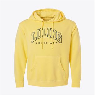 Luling Louisiana Inline Pigment-Dyed Hoodie