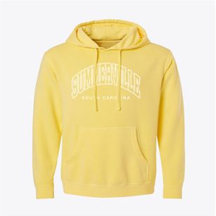 Summerville South Carolina Inline Pigment-Dyed Hoodie