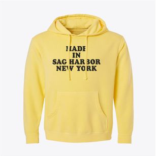 Sag Harbor New York Classic 70s Pigment-Dyed Hoodie