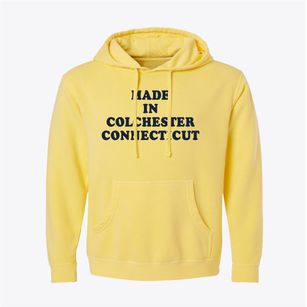 Colchester Connecticut Classic 70s Pigment-Dyed Hoodie