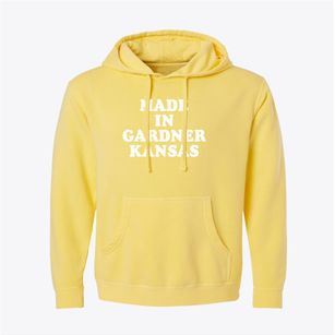 Gardner Kansas Classic 70s Pigment-Dyed Hoodie