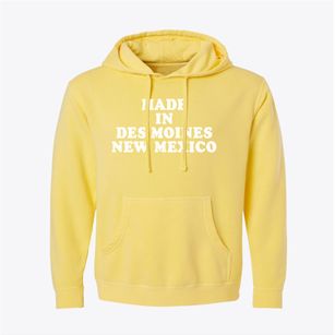 Des Moines New Mexico Classic 70s Pigment-Dyed Hoodie