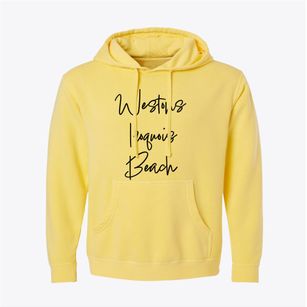 Westons Iroquois Beach Michigan Freestyle Pigment-Dyed Hoodie