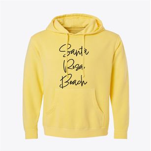 Santa Rosa Beach Florida Freestyle Pigment-Dyed Hoodie