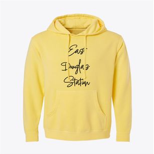 East Douglas Station Massachusetts Freestyle Pigment-Dyed Hoodie