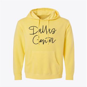 Dallas Center Iowa Freestyle Pigment-Dyed Hoodie