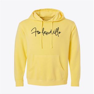 Freelandville Indiana Freestyle Pigment-Dyed Hoodie
